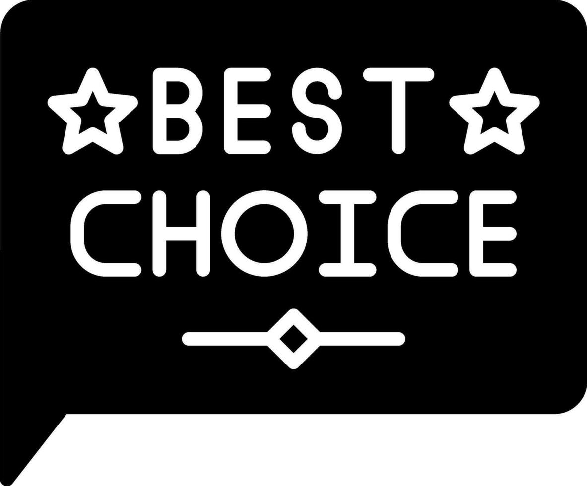 Best Choice Vector Icon