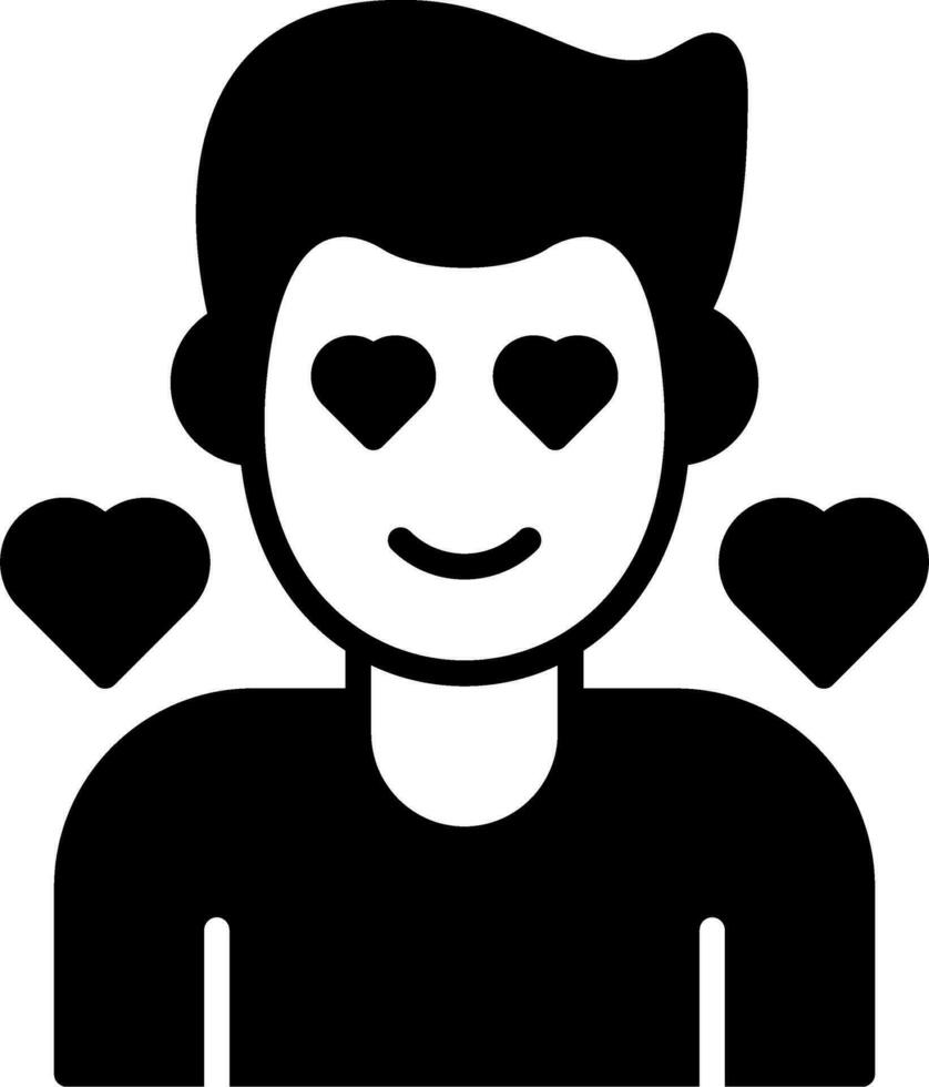 en el icono de vector de amor