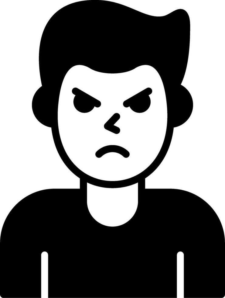 Angry Vector Icon