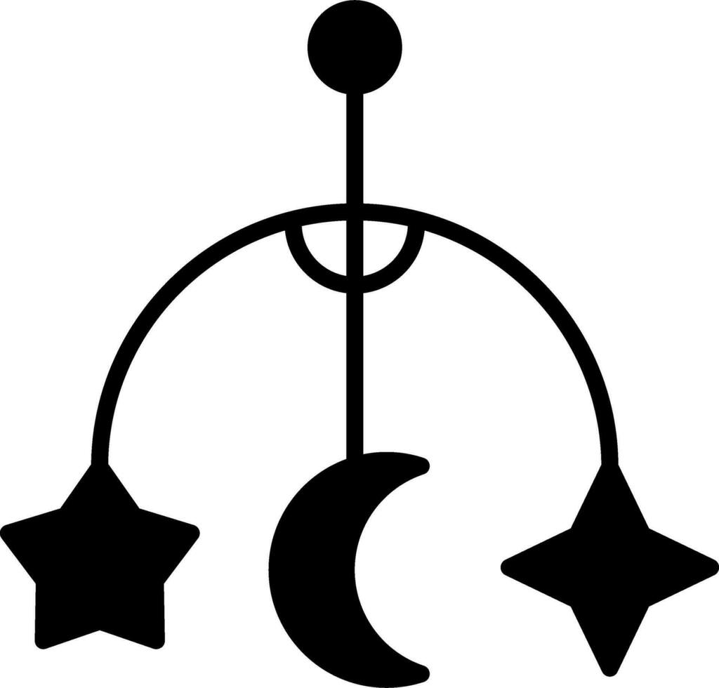 Crib Toy Vector Icon