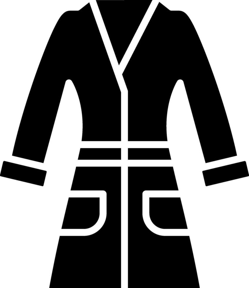 Bathrobe Vector Icon
