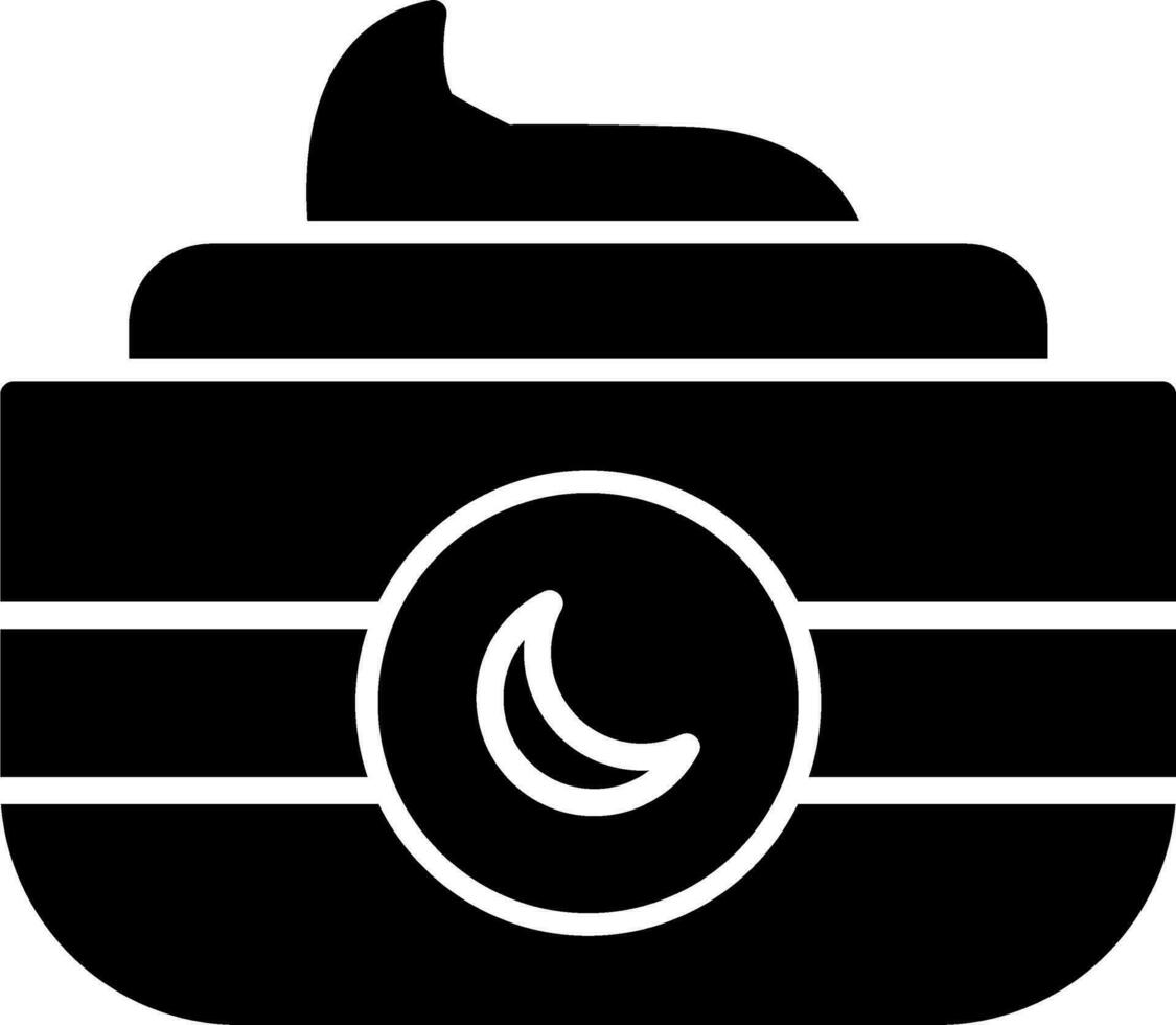 Night Cream Vector Icon