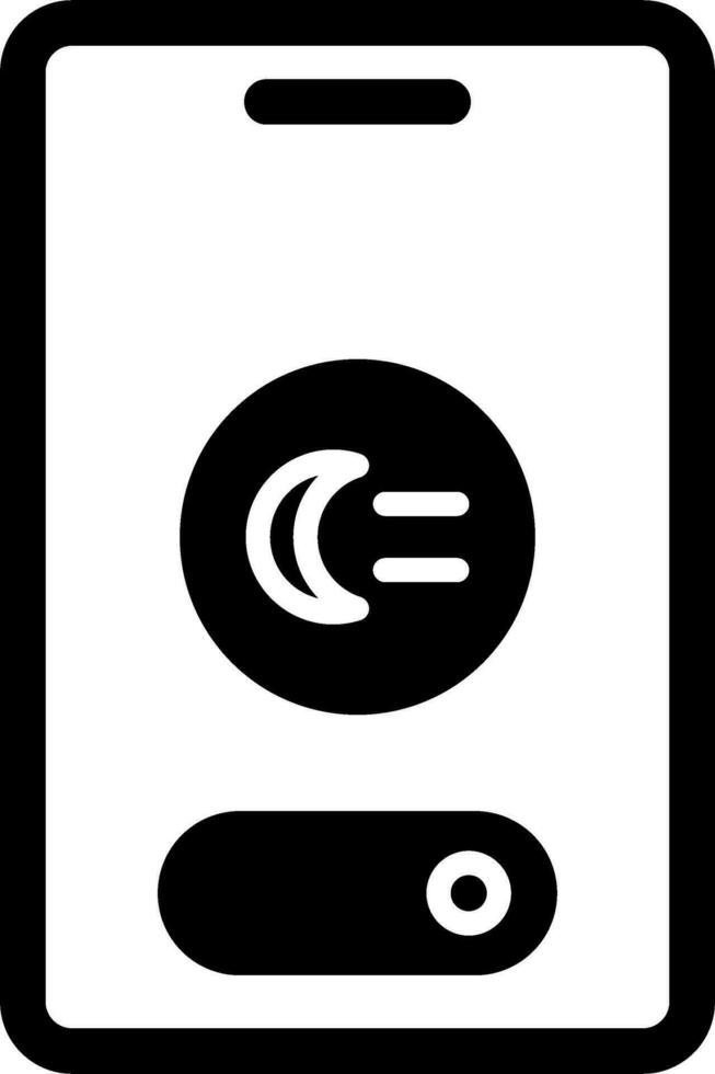 Night Mode Vector Icon