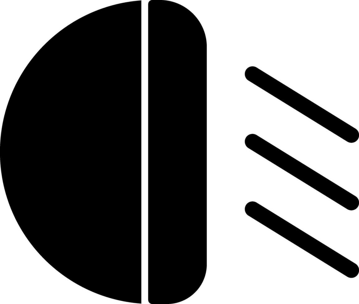 Car Light Vector Icon