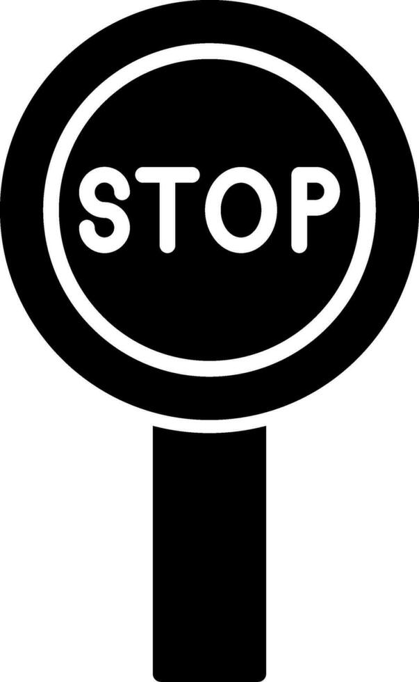 Stop Sign Vector Icon