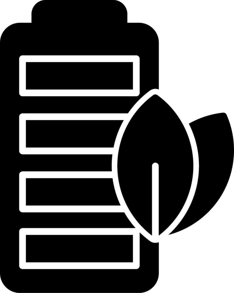 Eco Battery Vector Icon