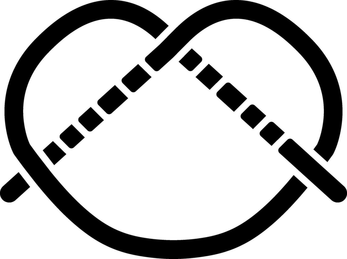 Pretzel Vector Icon