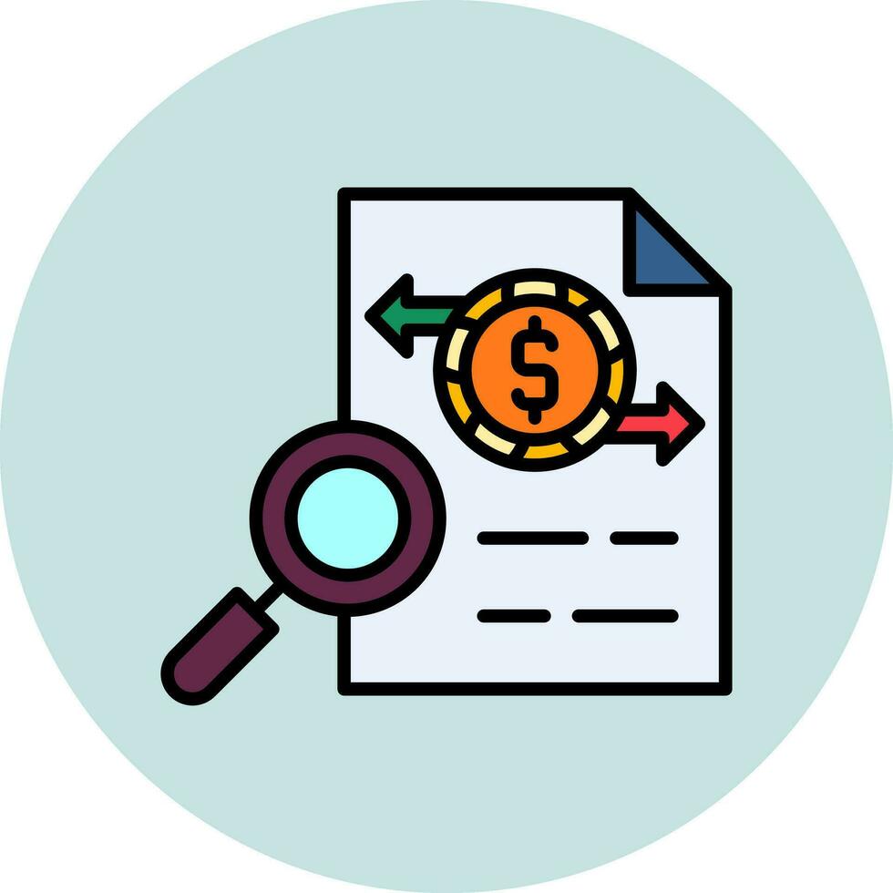Transaction list Vector Icon