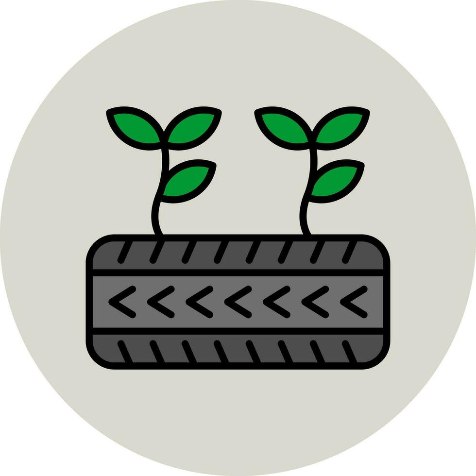 Tire Vector Icon