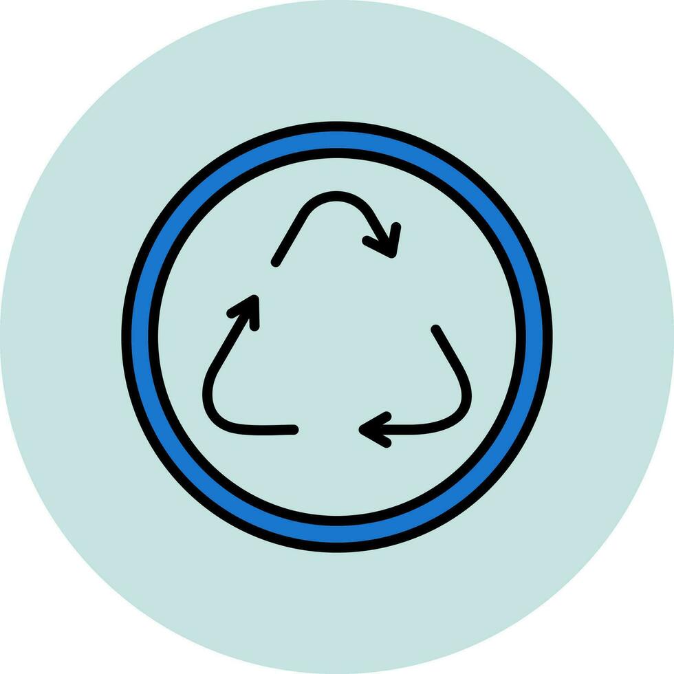 reciclado vector icono