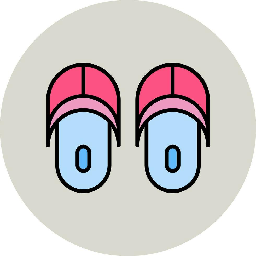 Slippers Vector Icon