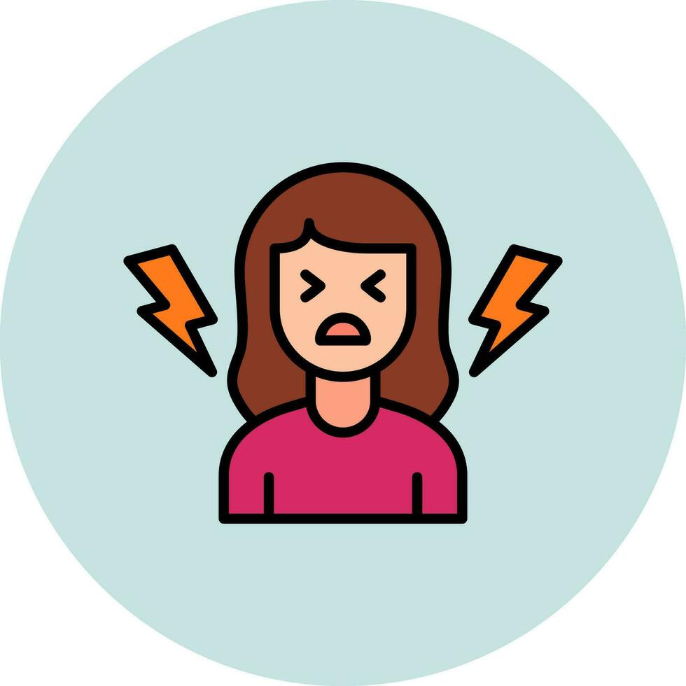Suffer Vector Icon
