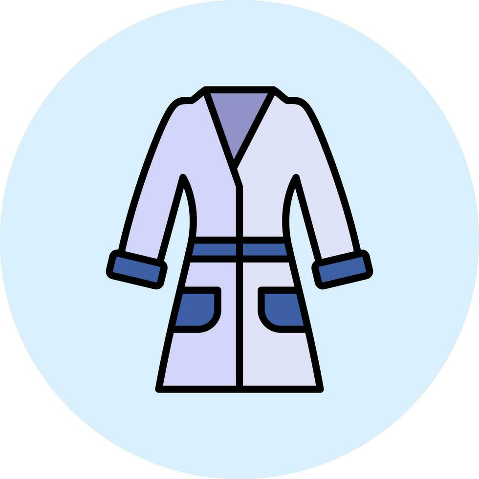 Bathrobe Vector Icon