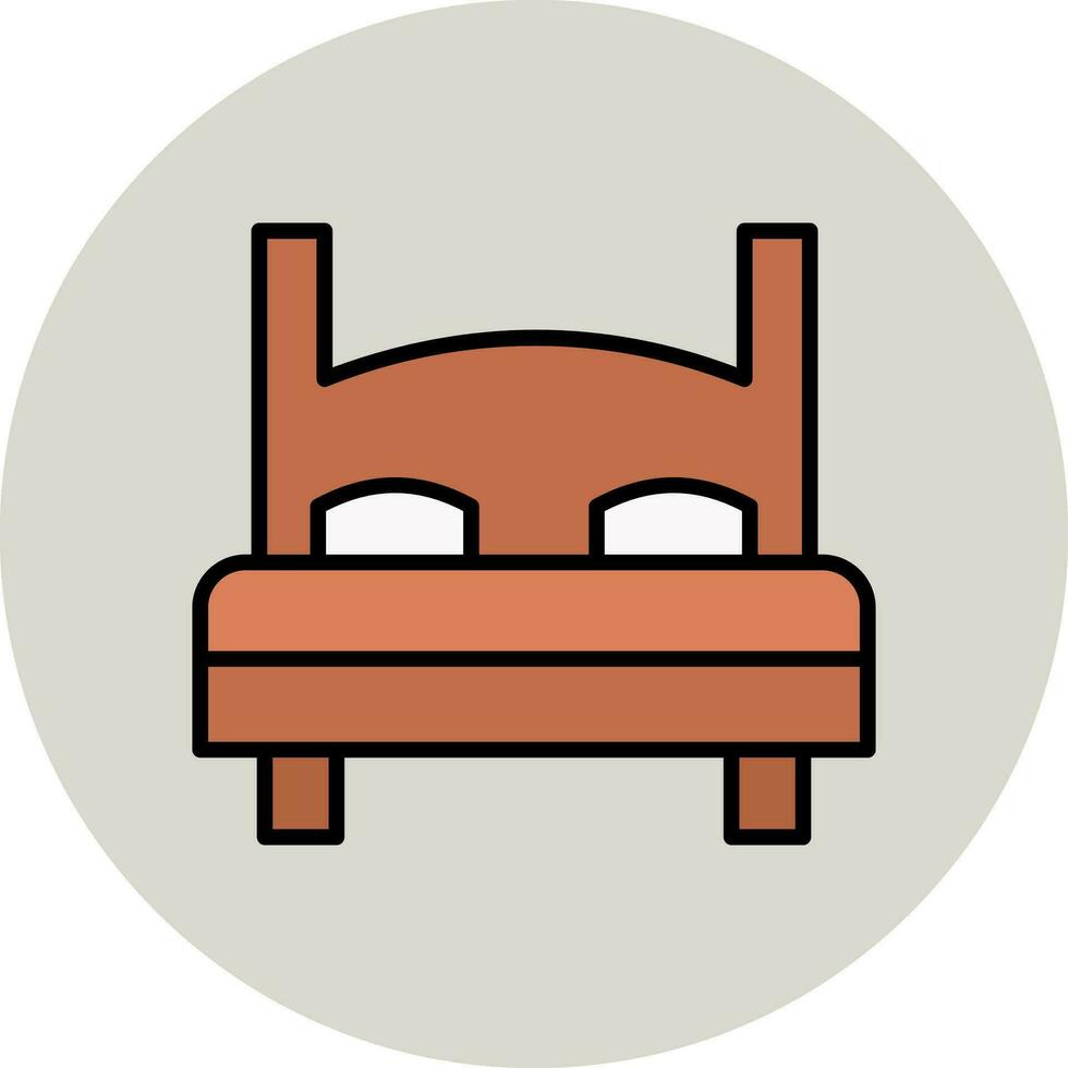 Double Bed Vector Icon