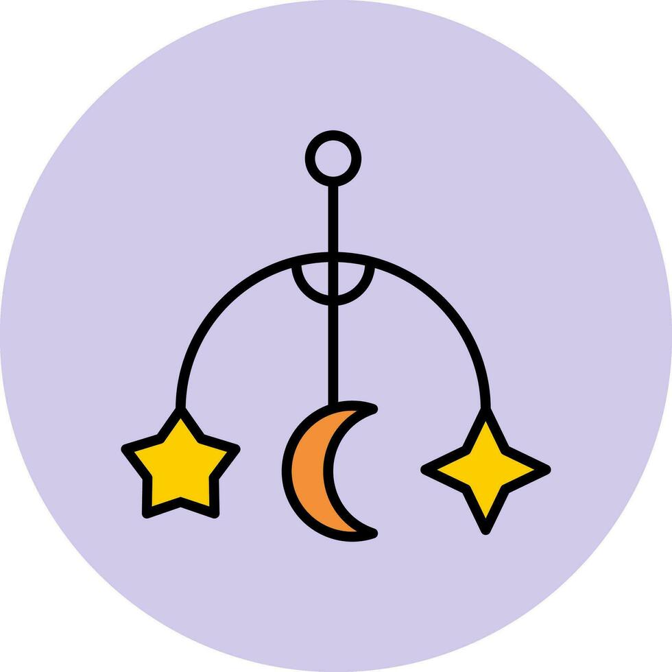 Crib Toy Vector Icon
