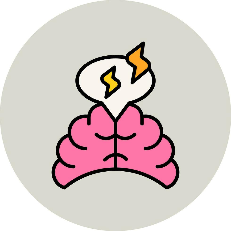 icono de vector de lluvia de ideas