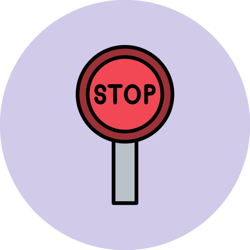 Stop Sign Vector Icon