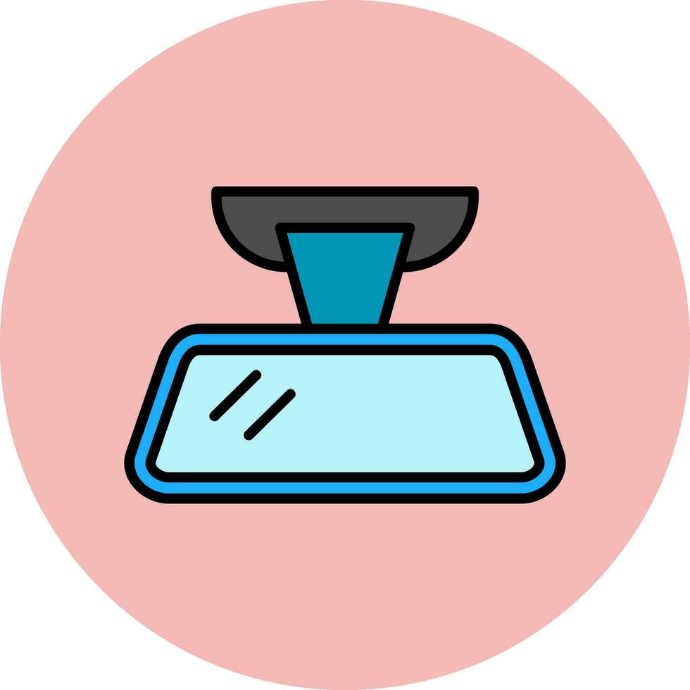 Rearview Mirror Vector Icon