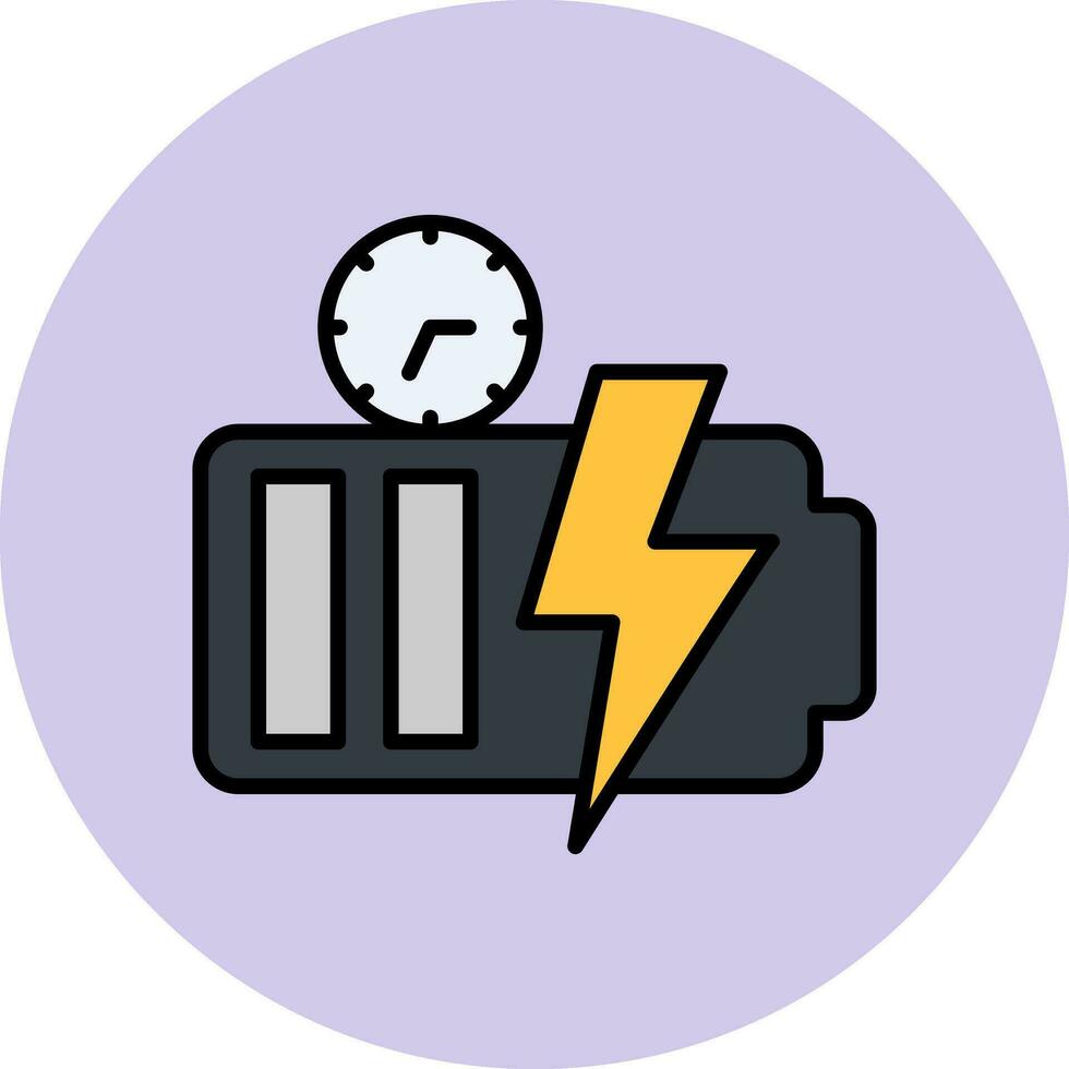 Fast Charge Vector Icon