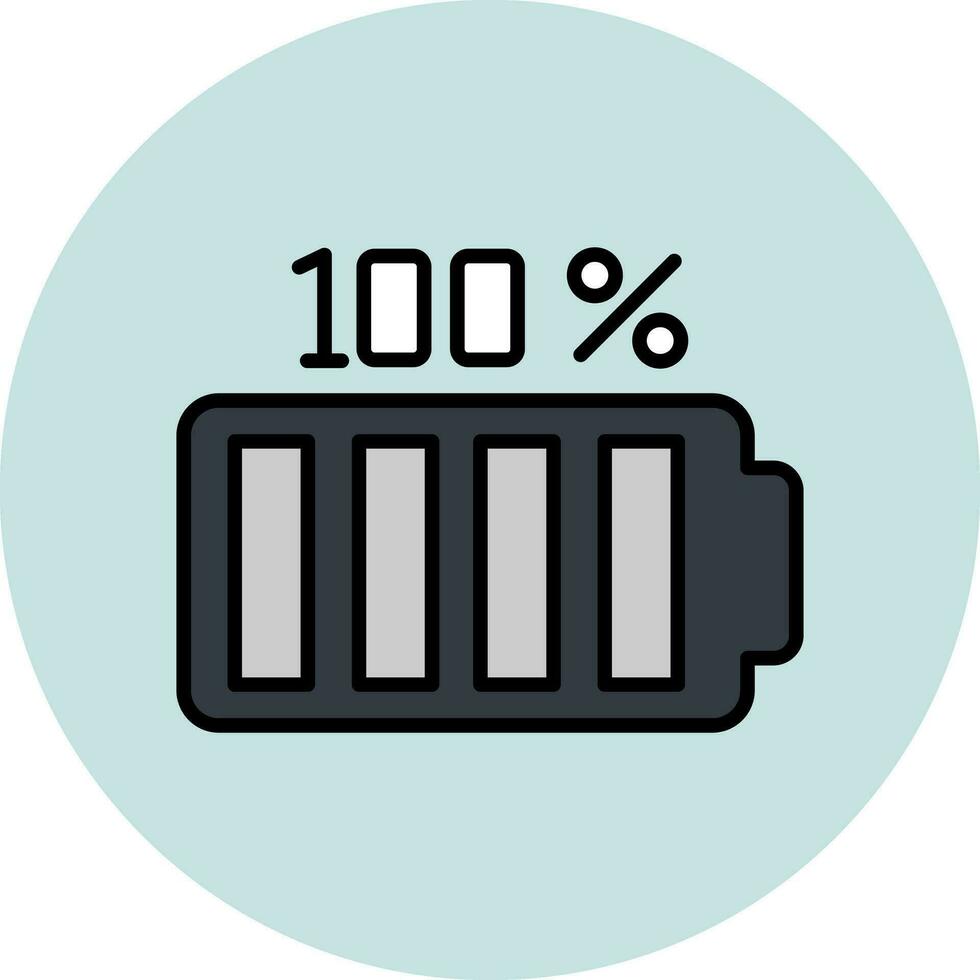 100 Percent Vector Icon