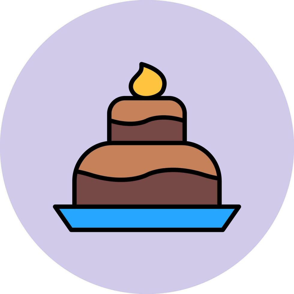 Wedding Cake Vector Icon