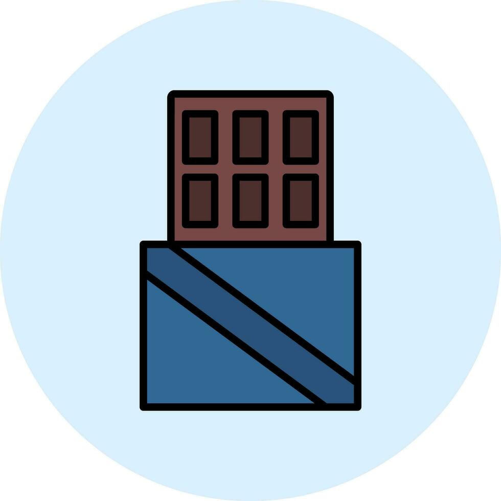 icono de vector de chocolate