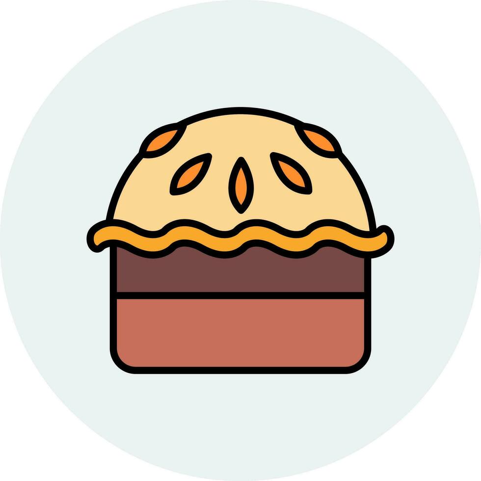 Pie Vector Icon