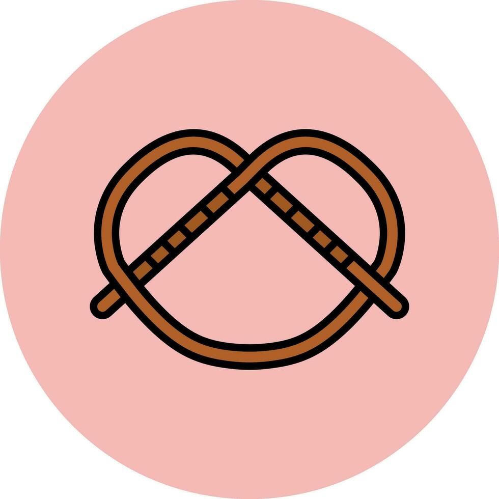 Pretzel Vector Icon