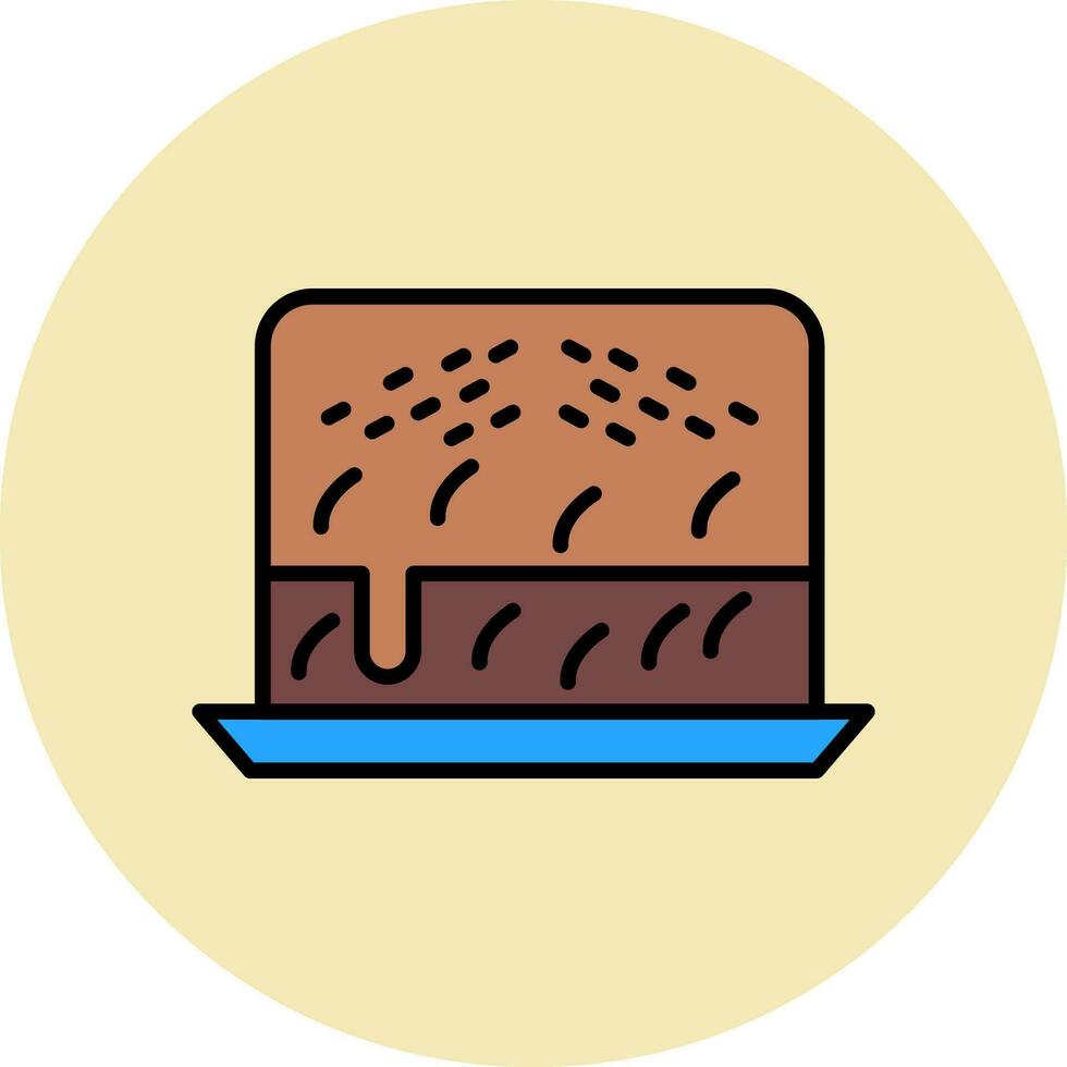 Brownie Vector Icon