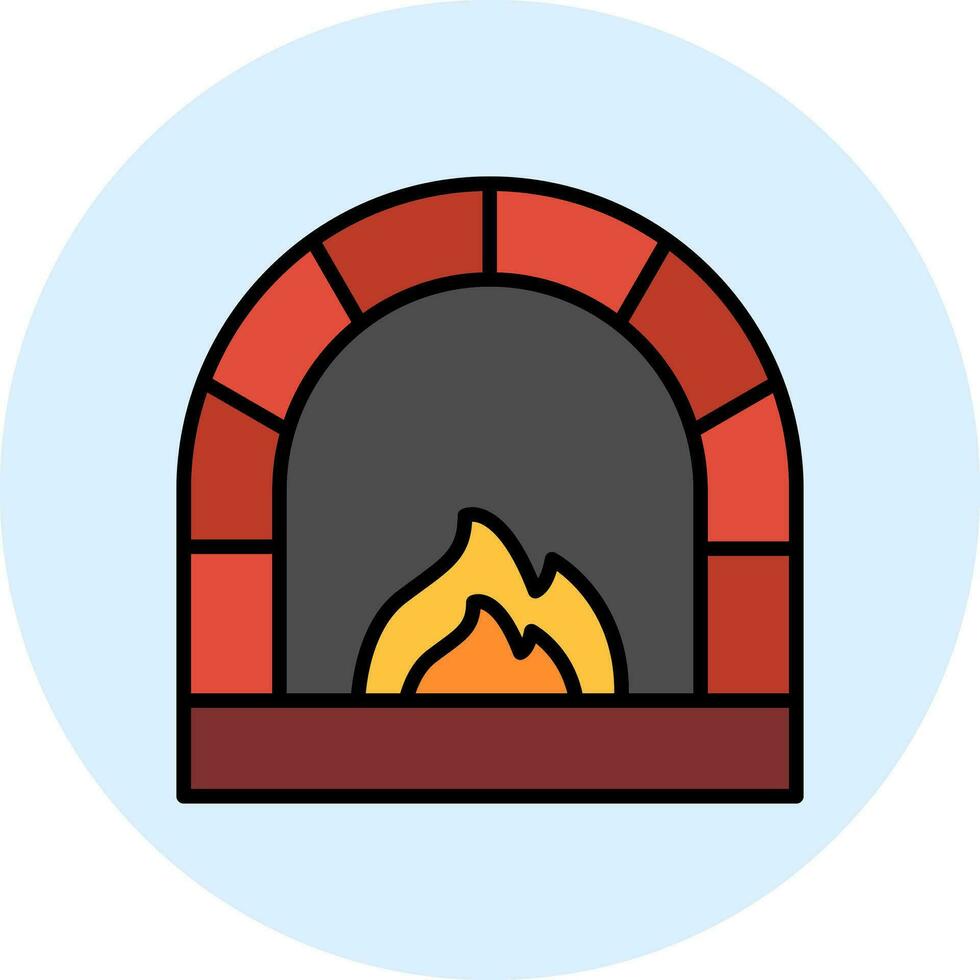 Roca horno vector icono