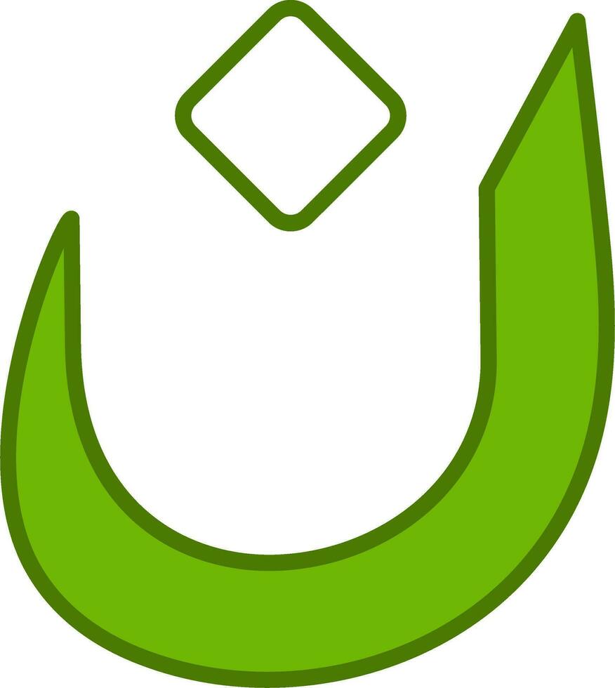 Arabic Language Vector Icon