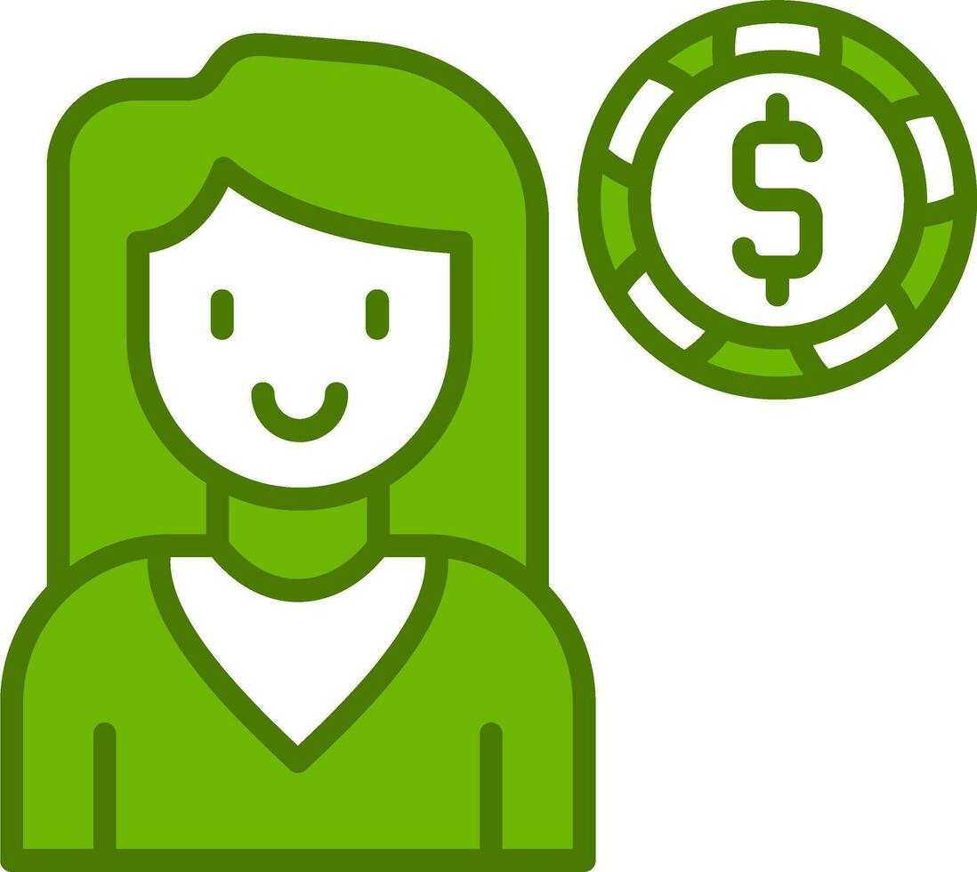 Financial Advisor Vector Icon