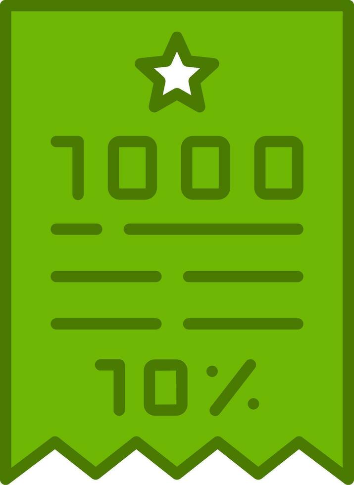 Bill Vector Icon
