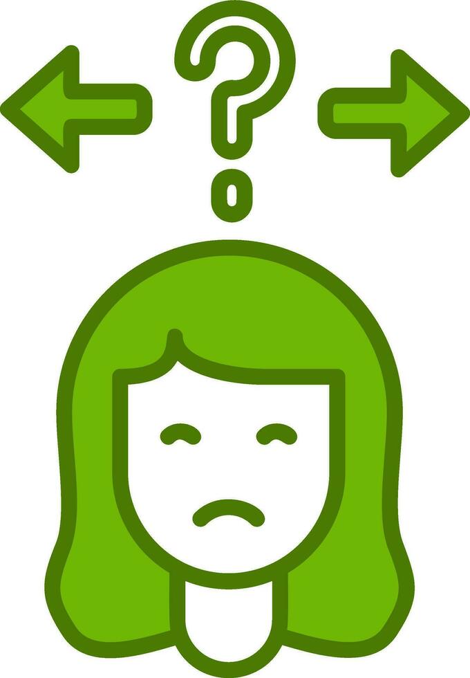 Uncertainty Vector Icon