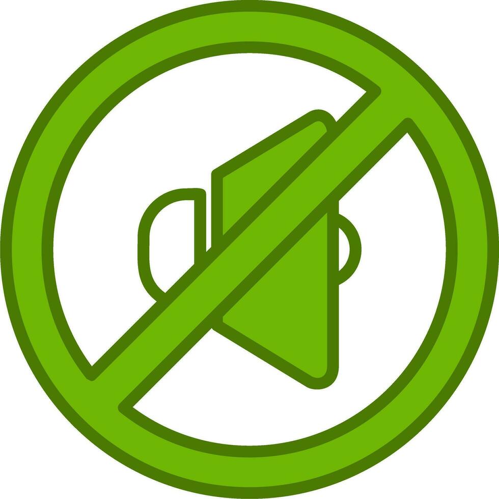 Quiet Vector Icon