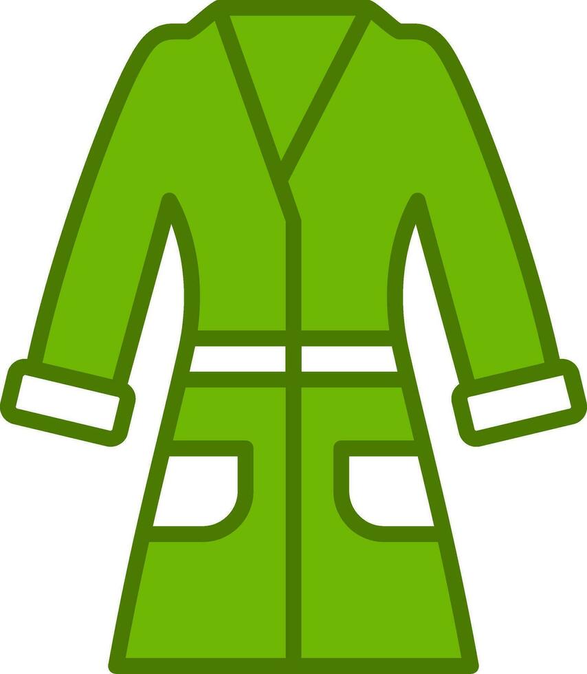 Bathrobe Vector Icon