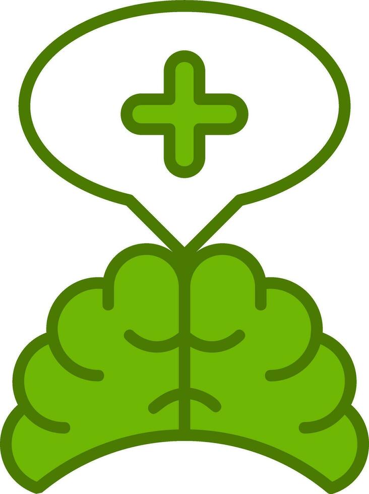 Positive Thinking Vector Icon