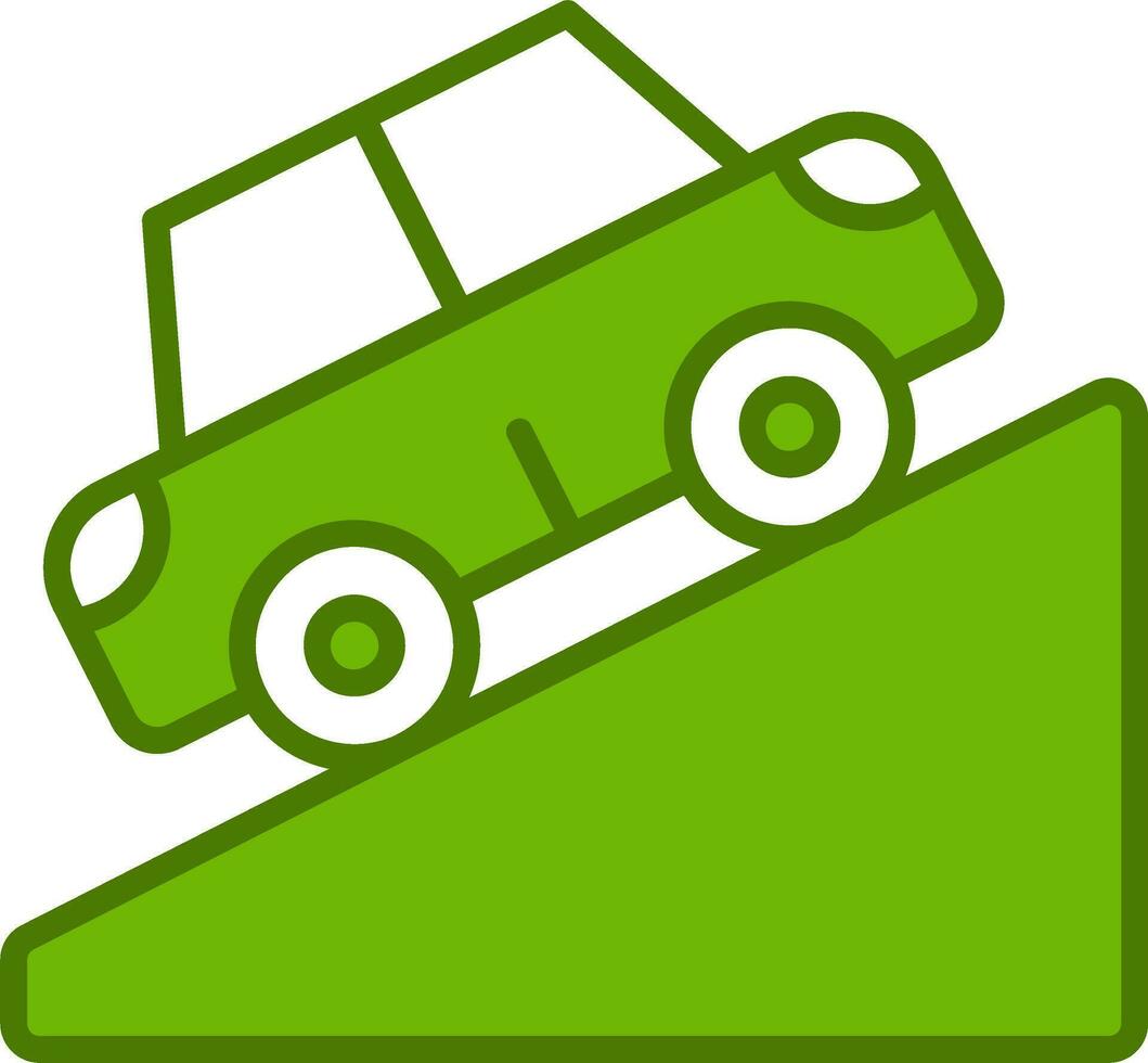 Uphill Vector Icon