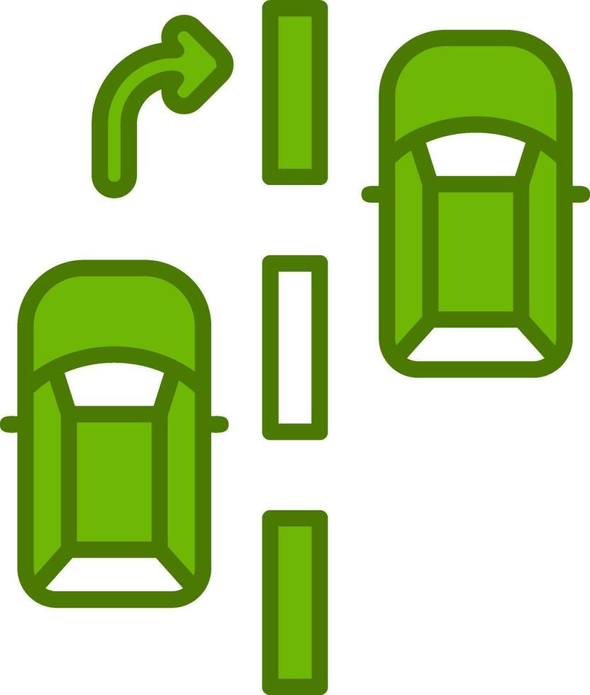 Overtake Vector Icon