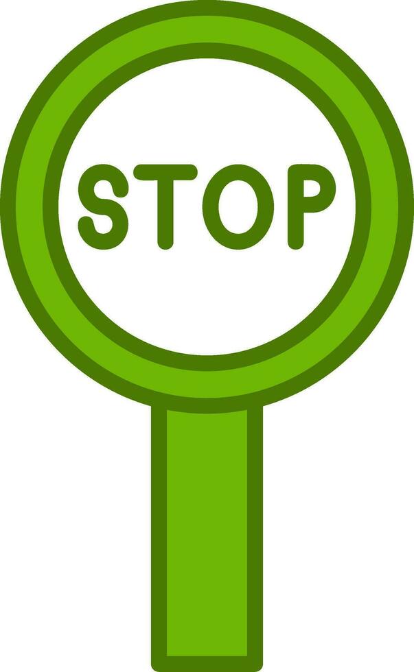 Stop Sign Vector Icon