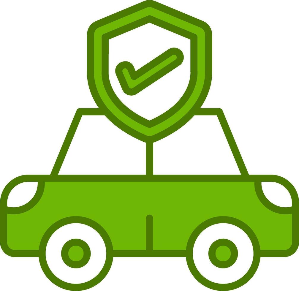 Car Insurance Vector Icon