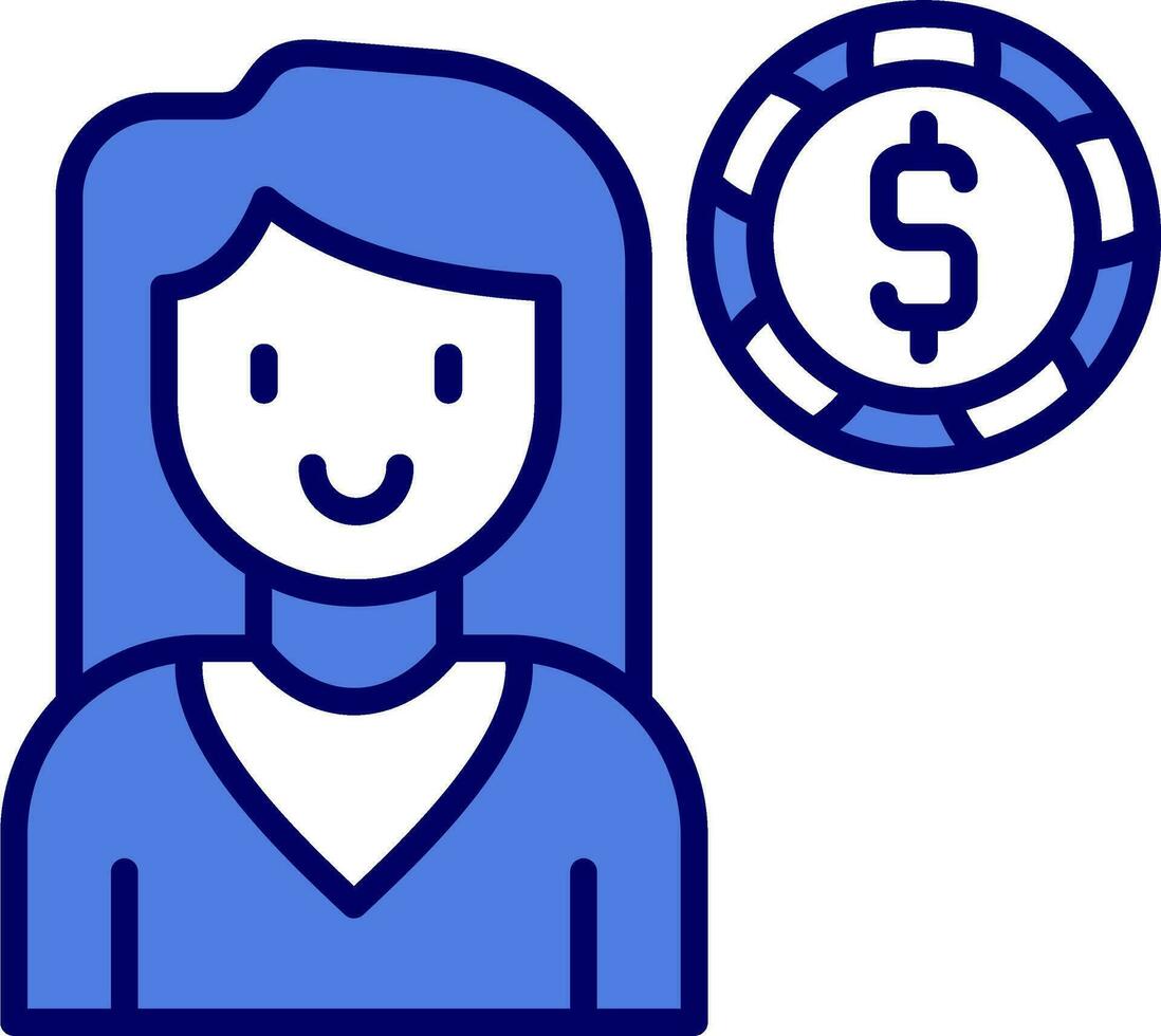 Financial Advisor Vector Icon