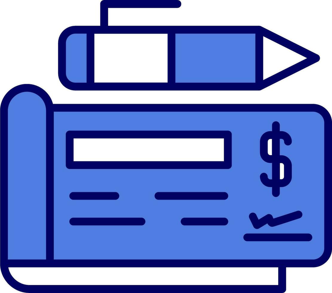 Checkbook Vector Icon