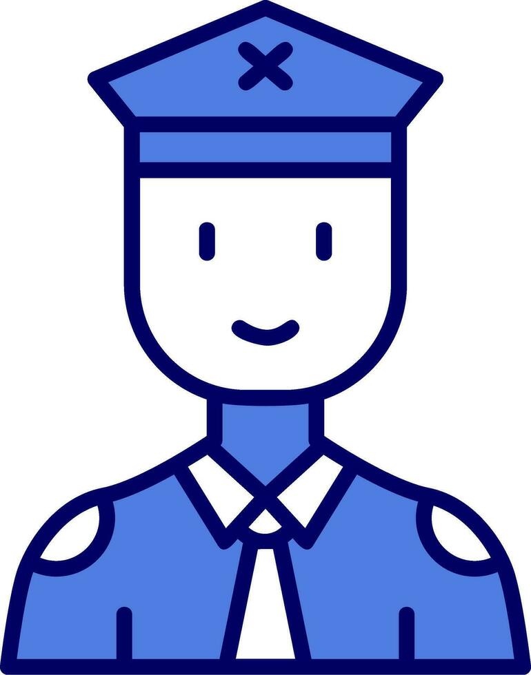 icono de vector de policía