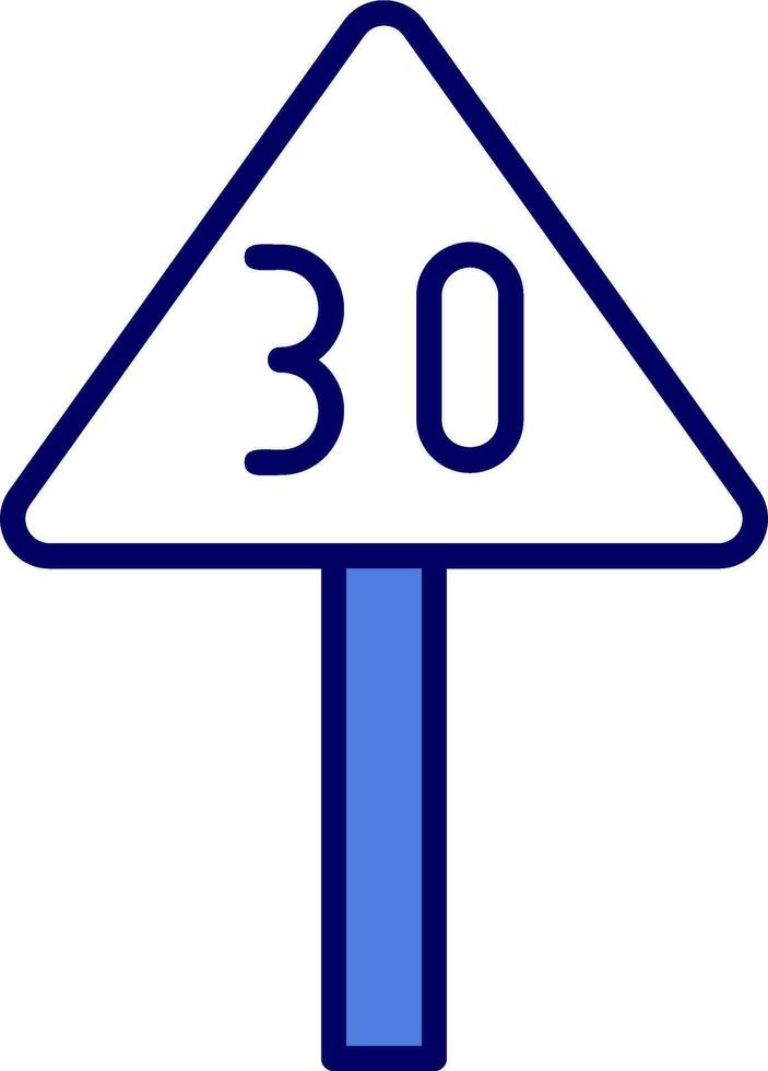 Speed Limit Vector Icon