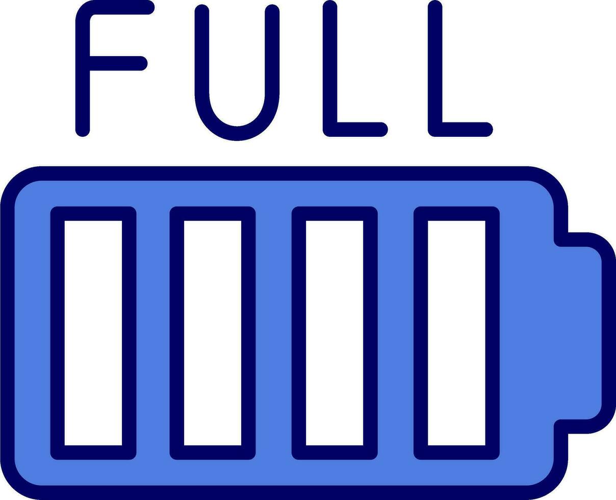 Full Battery Vector Icon