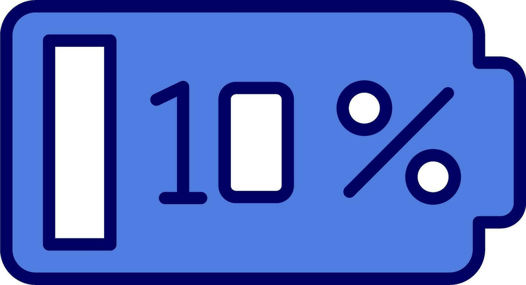 10 Percent Vector Icon