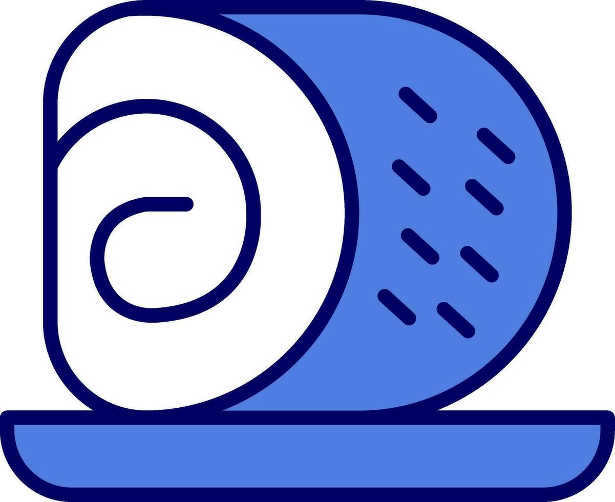 Roll Cake Vector Icon