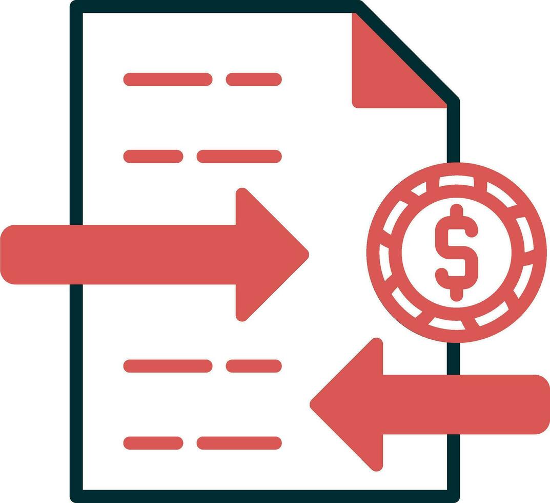 Transaction History Vector Icon