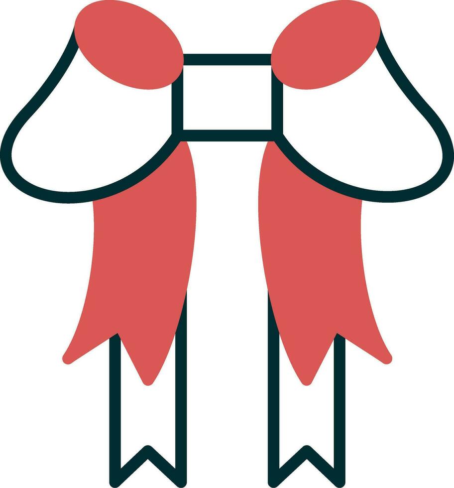 Ribbon Bow Vector Icon